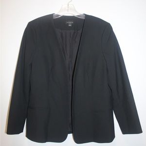 Collarless Ann Taylor Black Blazer